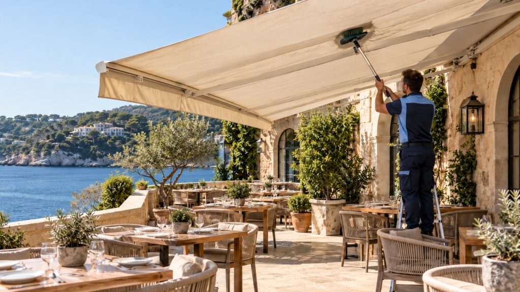 How to clean awnings without damaging them so they last for many years